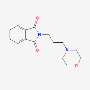 molecular formula C15H18N2O3 B1330064 2-(3-吗啉丙基)异吲哚啉-1,3-二酮 CAS No. 6820-95-7