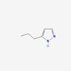 molecular formula C6H10N2 B1330065 3-propyl-1H-pyrazole CAS No. 7231-31-4