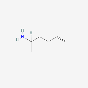 molecular formula C6H13N B1330066 Hex-5-en-2-amine CAS No. 7380-76-9