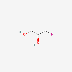 molecular formula C3H7FO2 B1330085 (S)-3-fluoropropane-1,2-diol CAS No. 33644-25-6
