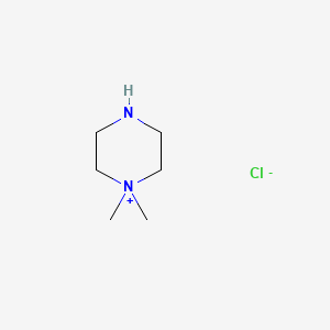 molecular formula C6H15ClN2 B1330086 1,1-Dimethylpiperazin-1-ium chloride CAS No. 33950-02-6