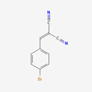 molecular formula C10H5BrN2 B1330092 2-(4-溴苯甲亚甲基)丙二腈 CAS No. 2826-24-6