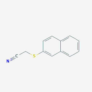 molecular formula C12H9NS B1330097 2-Naphthylthioacetonitrile CAS No. 5324-69-6