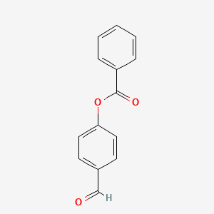 molecular formula C14H10O3 B1330100 4-Formylphenyl benzoate CAS No. 5339-06-0