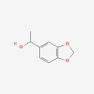 molecular formula C9H10O3 B1330104 1-(2H-1,3-benzodioxol-5-yl)ethan-1-ol CAS No. 6329-73-3