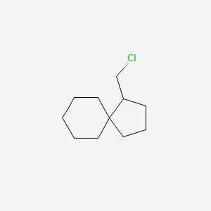molecular formula C11H19Cl B13301095 1-(Chloromethyl)spiro[4.5]decane 