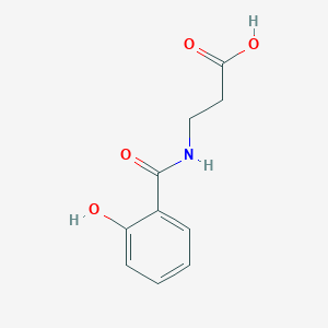 molecular formula C10H11NO4 B1330112 3-[(2-Hydroxybenzoyl)amino]propanoic acid CAS No. 6292-94-0