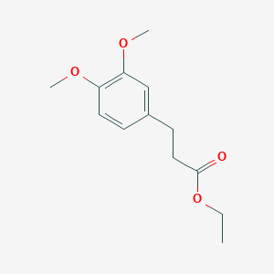 molecular formula C13H18O4 B1330113 Ethyl 3-(3,4-dimethoxyphenyl)propionate CAS No. 5462-13-5