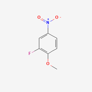 molecular formula C7H6FNO3 B1330115 2-Fluoro-4-nitroanisole CAS No. 455-93-6