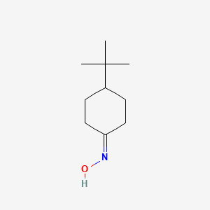 molecular formula C10H19NO B1330117 4-(Tert-butyl)cyclohexanone oxime CAS No. 4701-98-8