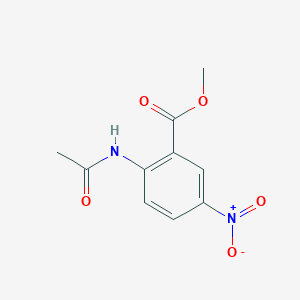 molecular formula C10H10N2O5 B1330121 Methyl 2-acetamido-5-nitrobenzoate CAS No. 5409-45-0