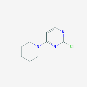 molecular formula C9H12ClN3 B1330126 2-Chloro-4-(piperidin-1-yl)pyrimidine CAS No. 5429-00-5