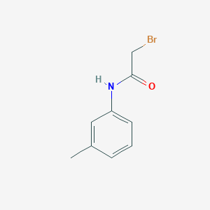 molecular formula C9H10BrNO B1330134 2-bromo-N-(3-methylphenyl)acetamide CAS No. 5439-17-8