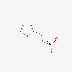 molecular formula C6H7NO3 B1330137 2-(2-硝基乙基)呋喃 CAS No. 5462-90-8