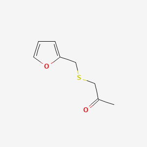 molecular formula C8H10O2S B1330138 1-(2-Furfurylthio)propanone CAS No. 58066-86-7