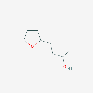 molecular formula C8H16O2 B1330146 4-(Tetrahydro-furan-2-yl)-butan-2-ol CAS No. 4527-76-8