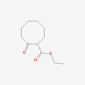 molecular formula C11H18O3 B1330150 Ethyl 2-oxo-1-cyclooctanecarboxylate CAS No. 4017-56-5