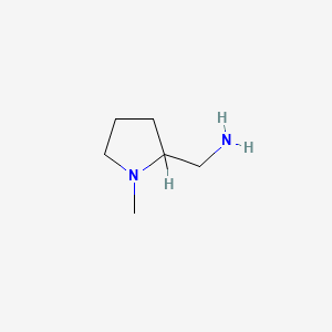 molecular formula C6H14N2 B1330157 (1-Methylpyrrolidin-2-yl)methanamine CAS No. 26171-06-2