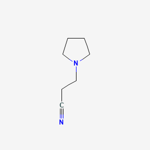 molecular formula C7H12N2 B1330160 1-Pyrrolidinepropionitrile CAS No. 26165-45-7