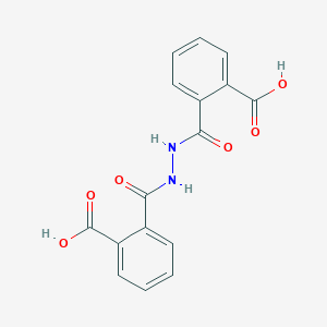 molecular formula C16H12N2O6 B133017 2-(N-((2-carboxyphenyl)carbonylamino)carbamoyl)benzoic acid CAS No. 4404-90-4