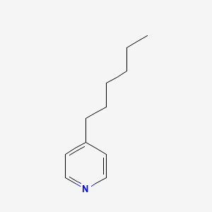 molecular formula C11H17N B1330177 4-Hexylpyridine CAS No. 27876-24-0