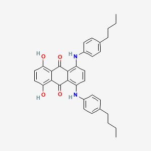 molecular formula C34H34N2O4 B1330180 Solvent Green 28 CAS No. 28198-05-2