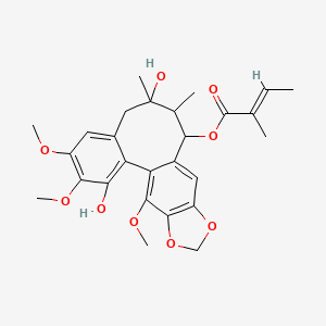 molecular formula C27H32O9 B13301846 LongipedlignanE 