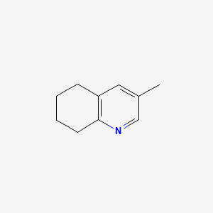 molecular formula C10H13N B1330186 3-Methyl-5,6,7,8-tetrahydroquinoline CAS No. 28712-62-1
