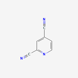molecular formula C7H3N3 B1330189 Pyridine-2,4-dicarbonitrile CAS No. 29181-50-8