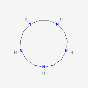 molecular formula C10H25N5 B1330191 1,4,7,10,13-Pentaazacyclopentadecane CAS No. 295-64-7