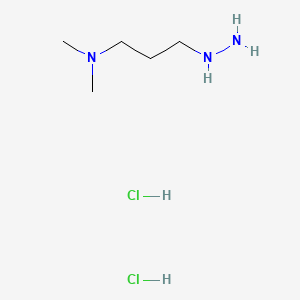 molecular formula C5H17Cl2N3 B1330196 [3-(dimethylamino)propyl]hydrazine dihydrochloride CAS No. 871-56-7