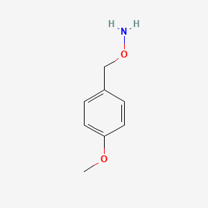 molecular formula C8H11NO2 B1330197 O-(4-Methoxybenzyl)hydroxylamine CAS No. 21038-22-2