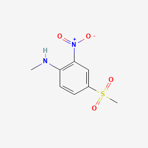 molecular formula C8H10N2O4S B1330200 n-Methyl-4-(methylsulfonyl)-2-nitroaniline CAS No. 30388-44-4