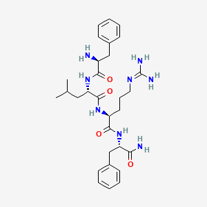 molecular formula C30H44N8O4 B1330202 Phenylalanyl-leucyl-arginyl phenylalaninamide CAS No. 80690-77-3