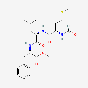 molecular formula C22H33N3O5S B1330203 For-Met-Leu-Phe-OMe CAS No. 65929-03-5