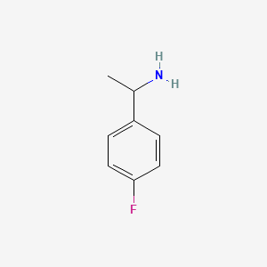 molecular formula C8H10FN B1330211 1-(4-Fluorophenyl)ethanamine CAS No. 403-40-7