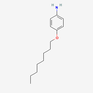 molecular formula C14H23NO B1330219 Benzenamine, 4-(octyloxy)- CAS No. 39905-45-8