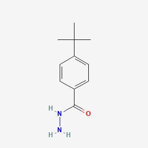 molecular formula C11H16N2O B1330221 4-tert-Butylbenzhydrazide CAS No. 43100-38-5