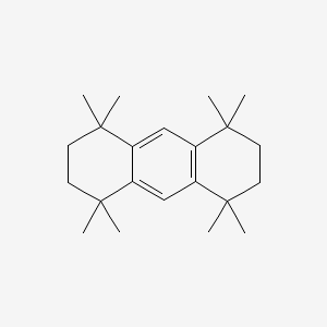 molecular formula C22H34 B1330222 1,1,4,4,5,5,8,8-Octamethyl-1,2,3,4,5,6,7,8-octahydroanthracene CAS No. 22306-30-5