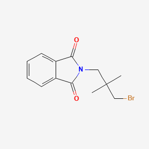 molecular formula C13H14BrNO2 B1330234 2-(3-Bromo-2,2-dimethylpropyl)isoindoline-1,3-dione CAS No. 111992-61-1