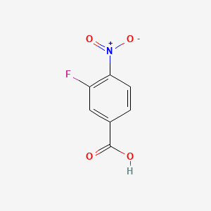 molecular formula C7H4FNO4 B1330236 3-Fluoro-4-nitrobenzoic acid CAS No. 403-21-4