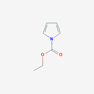 molecular formula C7H9NO2 B1330239 Ethyl pyrrole-1-carboxylate CAS No. 4277-64-9