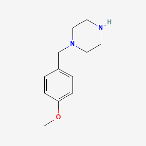 molecular formula C12H18N2O B1330243 1-(4-Methoxybenzyl)piperazine CAS No. 21867-69-6