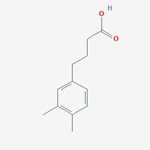 molecular formula C12H16O2 B1330245 4-(3,4-Dimethylphenyl)butanoic acid CAS No. 5465-18-9
