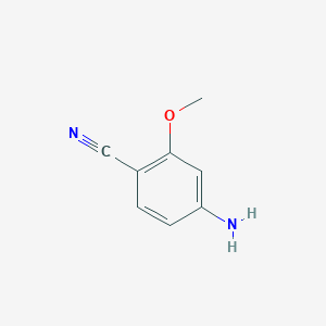 molecular formula C8H8N2O B1330249 4-Amino-2-methoxybenzonitrile CAS No. 7251-09-4