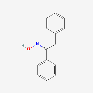 molecular formula C14H13NO B1330263 1,2-二苯基-1-乙酮肟 CAS No. 952-06-7