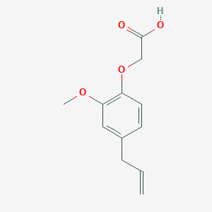 molecular formula C12H14O4 B1330266 (4-烯丙基-2-甲氧基苯氧基)乙酸 CAS No. 6331-61-9