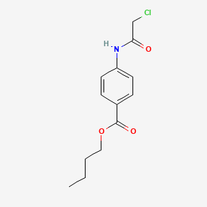 molecular formula C13H16ClNO3 B1330269 4-[(氯乙酰)氨基]苯甲酸丁酯 CAS No. 106214-24-8