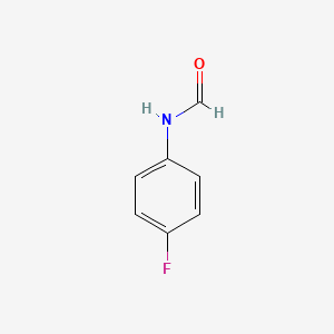 molecular formula C7H6FNO B1330271 N-(4-氟苯基)甲酰胺 CAS No. 459-25-6