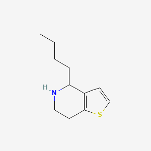 molecular formula C11H17NS B13302738 4-Butyl-4H,5H,6H,7H-thieno[3,2-c]pyridine 